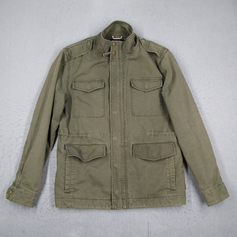 Roark Revival Jamie Thomas Capsule Mens Medium Olive Green Field Jacket Cotton